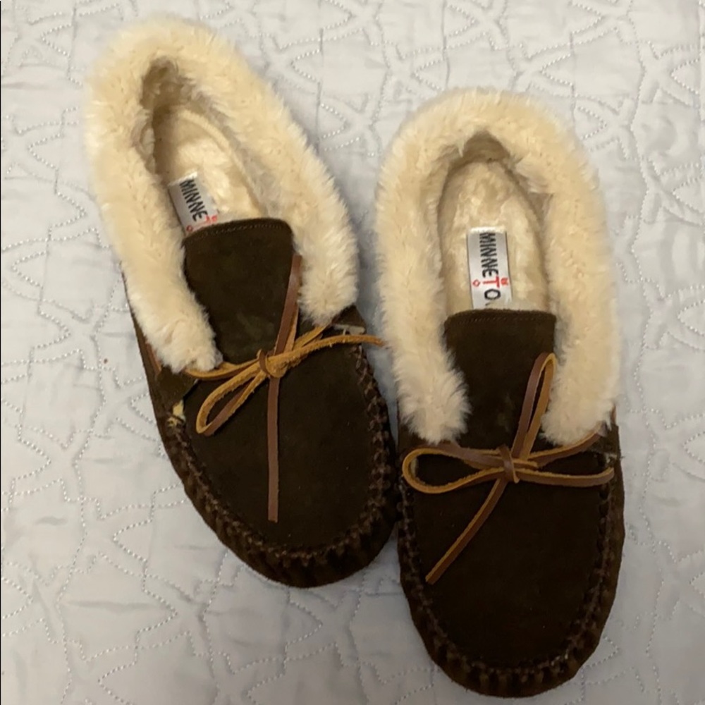 Chocolate Chrissy Suede Moccasin
